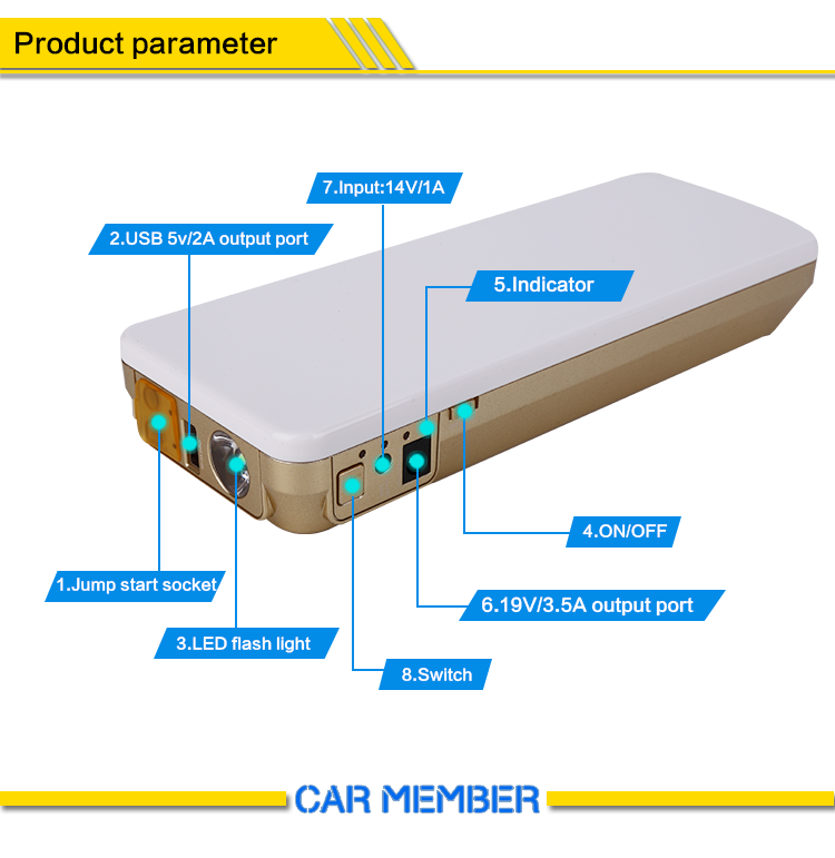 12V lithium car battery cahrger