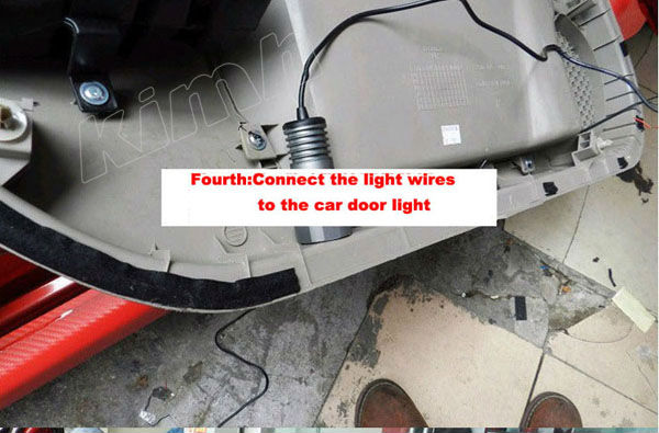 led car door logo laser projector light for toyota