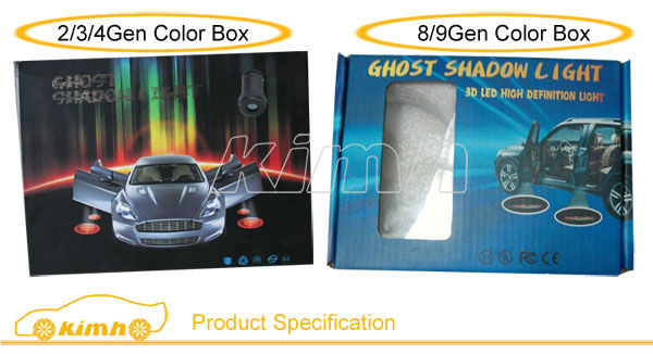 led car door logo laser projector light for toyota