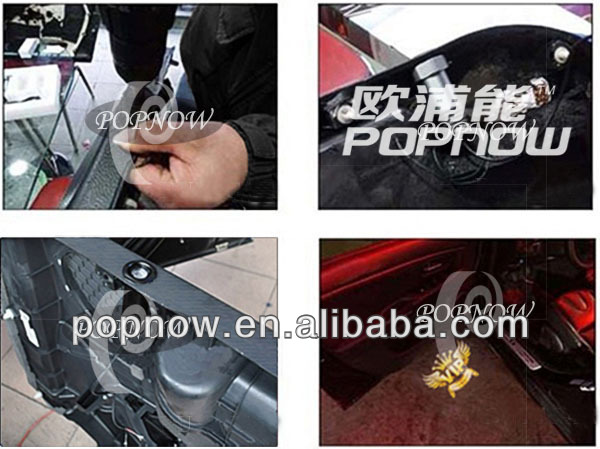 Led car door logo laser projector light