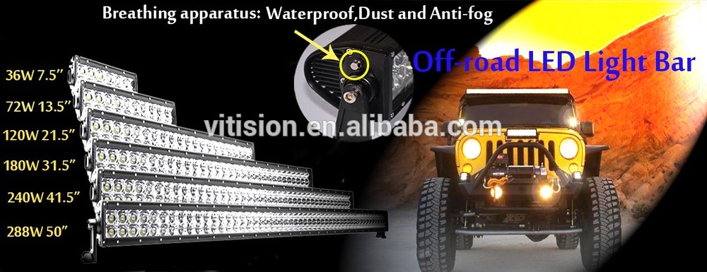 2015 hottest 120W 21.5 inch thin tractor led light bar