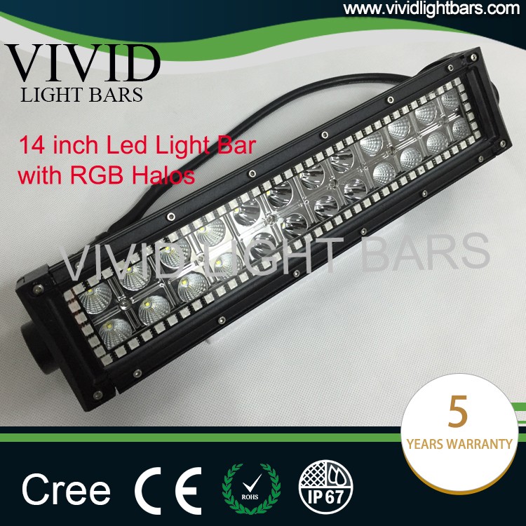 14 inch led light bar with RGB halos 01