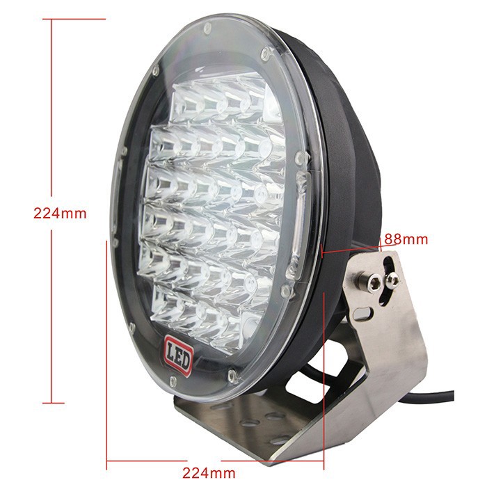 96W 9Inch Cree Spot Work Light 4WD 4X4 Offroad Black 1.jpg