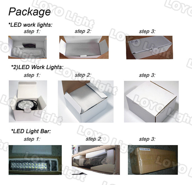LED work light packing_
