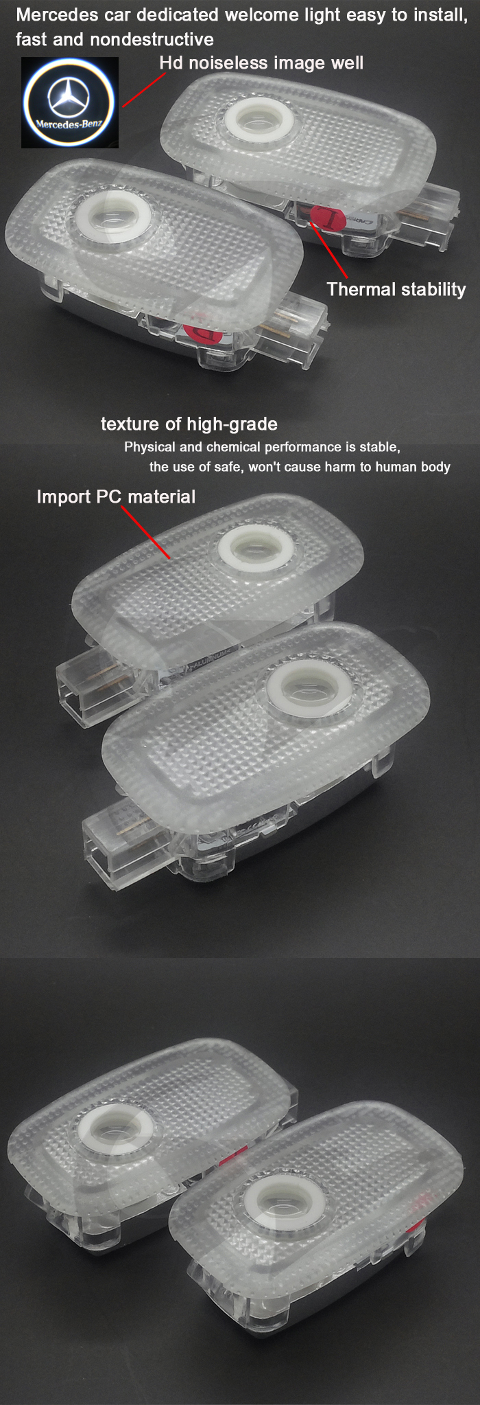 lw 5W cree hotest sale led car logo door light ghost for mercedes-1.jpg