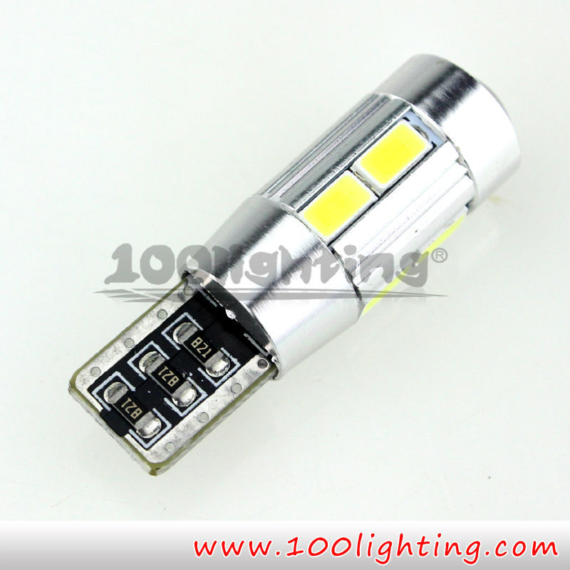 Canbus T10 10leds 5730SMD with lens5