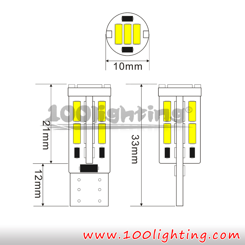 Canbus T10 19leds 4014SMD