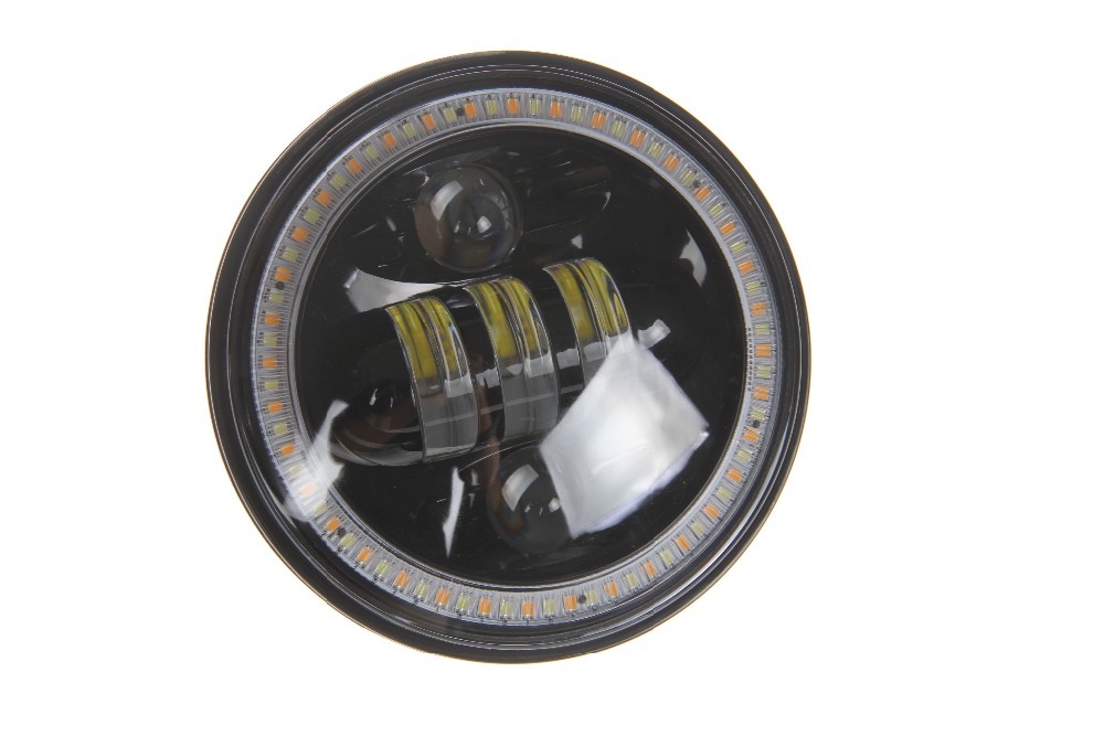 Wholesale Aftermarket Auto Parts 5.75 inch Custom Made LED Headlight,Chrome LED Motorcycle Lights for Harley