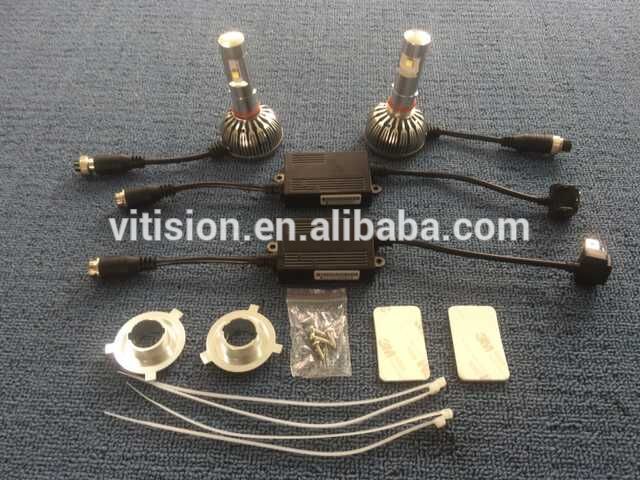 40w 3840lumen per bulb super bright high power led headlight bulb h7