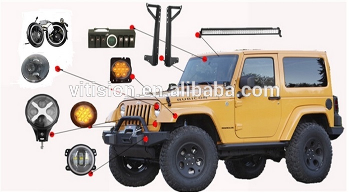 Factory price 288w 50inch led light bar