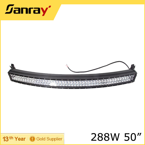 wholesale 288w cheap led light bars in china curved 288w led light bar