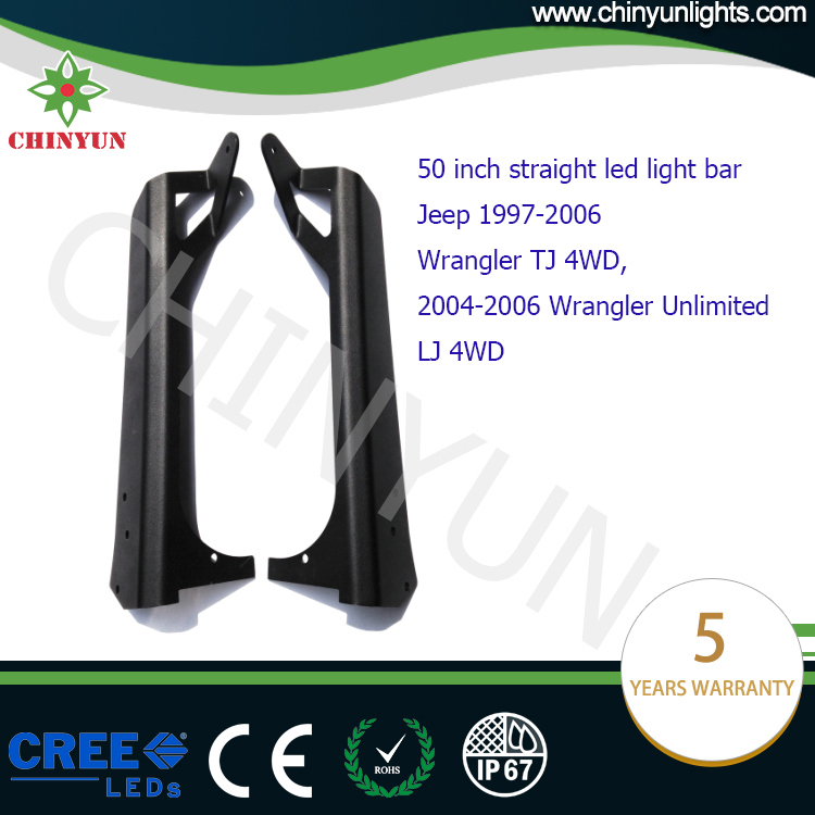 tj 50 light bar mount bracket