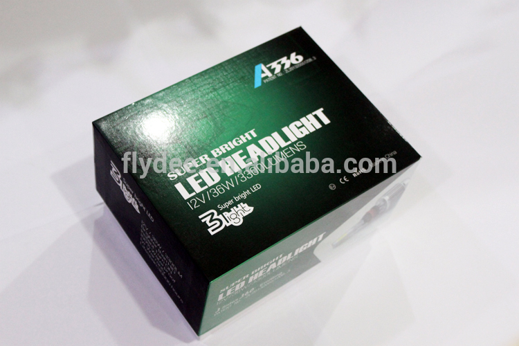 36W 3000lm H7 H8 H9 H11 9005 9006 HB4 HB3 H4 LED Car Headlight Bulbs for BMW, Toyota, Citroen