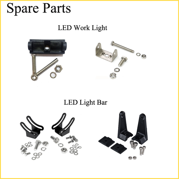 50 inch 288w 4x4 led car light curved led light bar