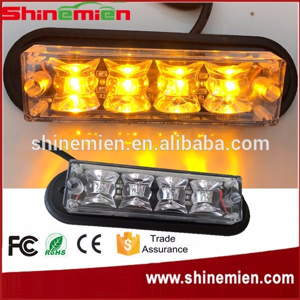 new lens cree 4 led strobe lightehead6