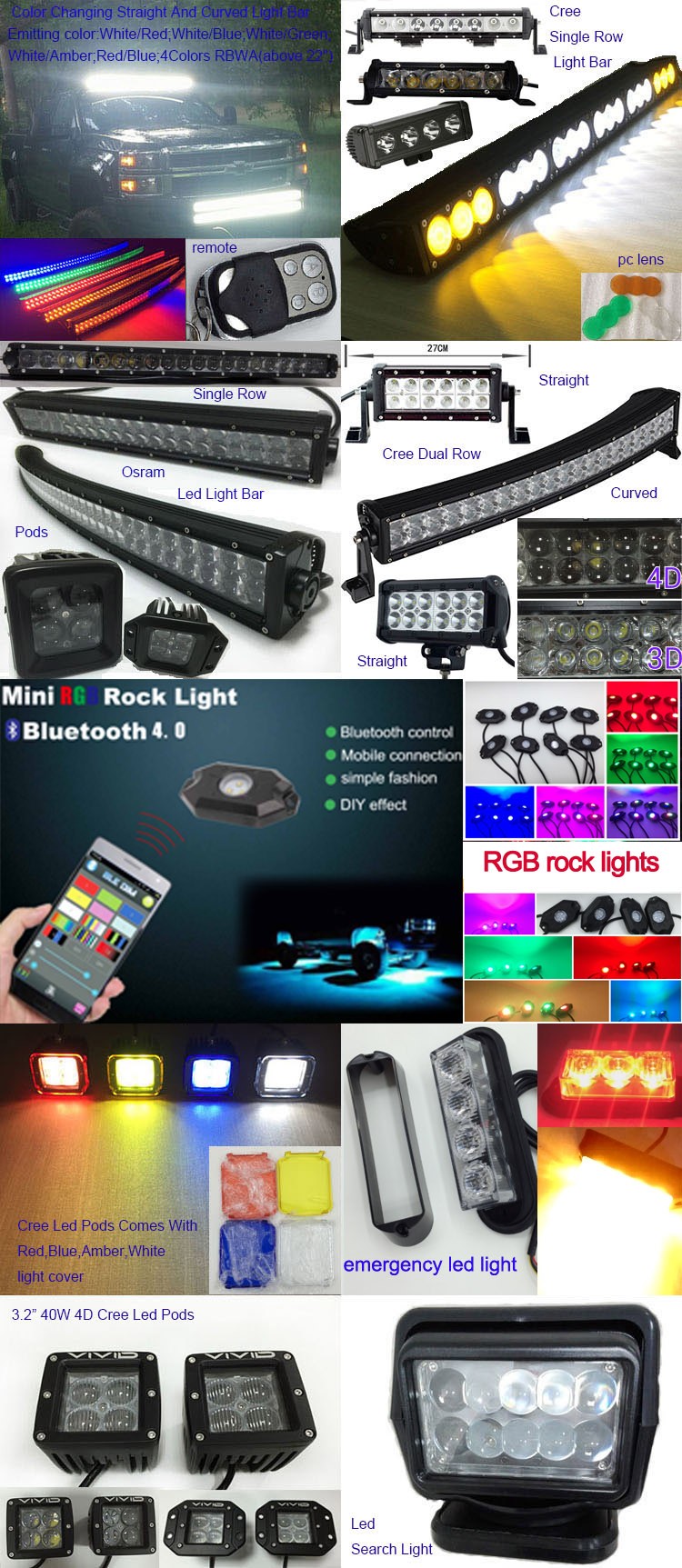 offroad led light bar