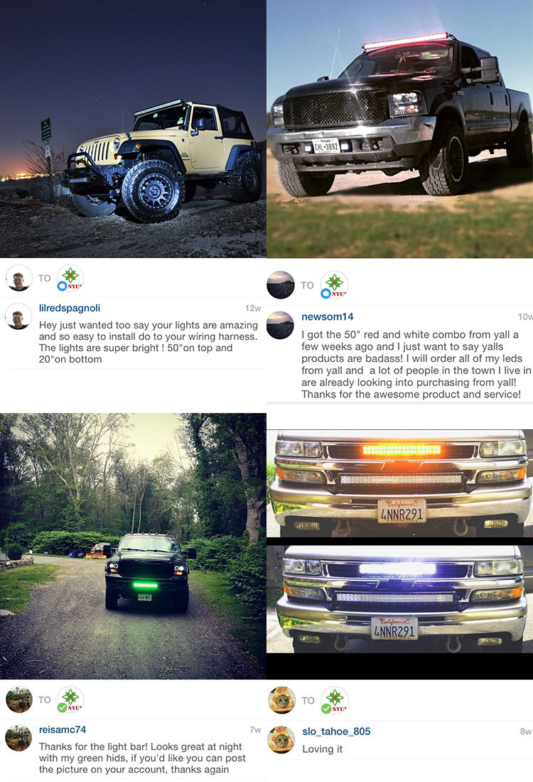 300w 52 inch color changing light bar led rgb halo ring flash strobe with Remote control