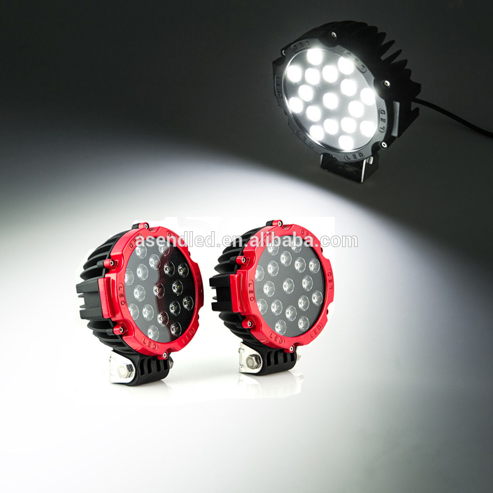 51w led work light round lightstorm car led light 3w spot/flood beam for offroad cool style.jpg