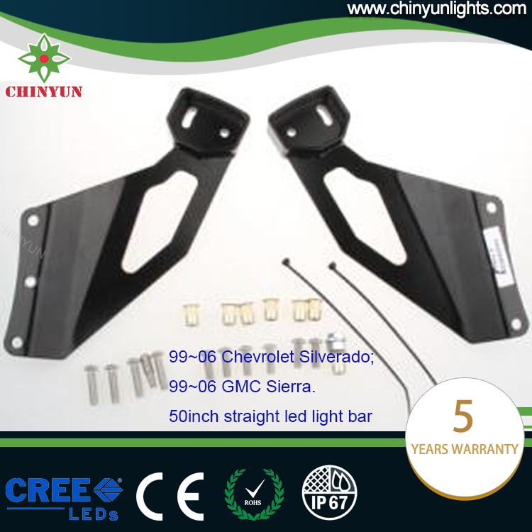 led light bar mount silverado
