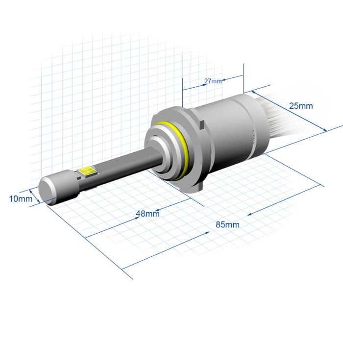 R3 H4 Hi lo beam 40W fanless 4800lm LED headlight(16).jpg