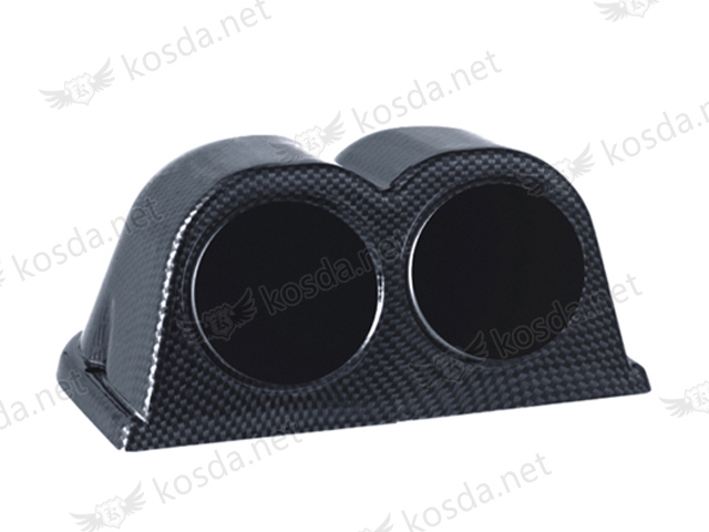 Auto Gauge Pod Carbon  fiber 2 hole.jpg