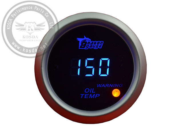 52mm Digital Number Auto Gauge Oil Temp 1