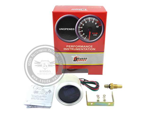 52mm Digital Number Auto Gauge Oil Temp 2