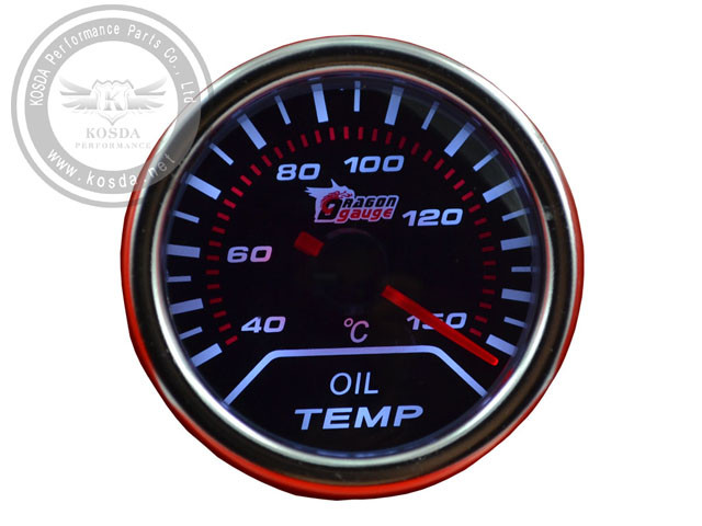 52mm Digital Auto Gauge Oil Temp 1