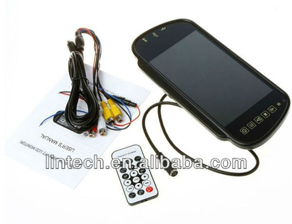 bluetooth car rear view mirror