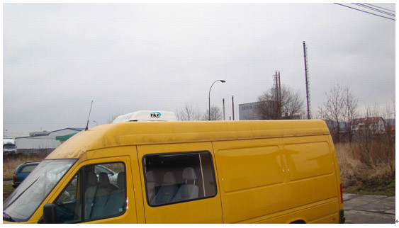 rooftop air conditioning unit for bus