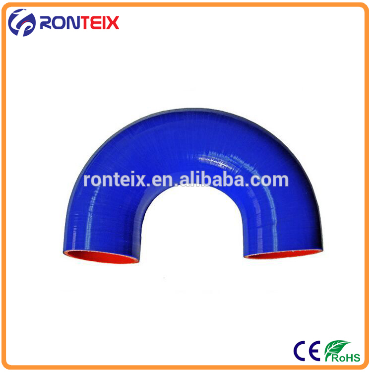 180 degree silicone hose blue red colour