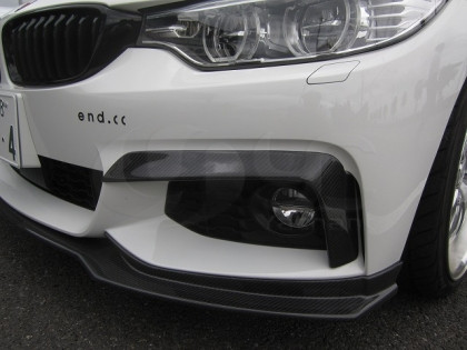 2014-2015 BMW 4 Series Gran Coupe F32 F33 F36 End.cc Style Front Bumper Canards CF (7).jpg