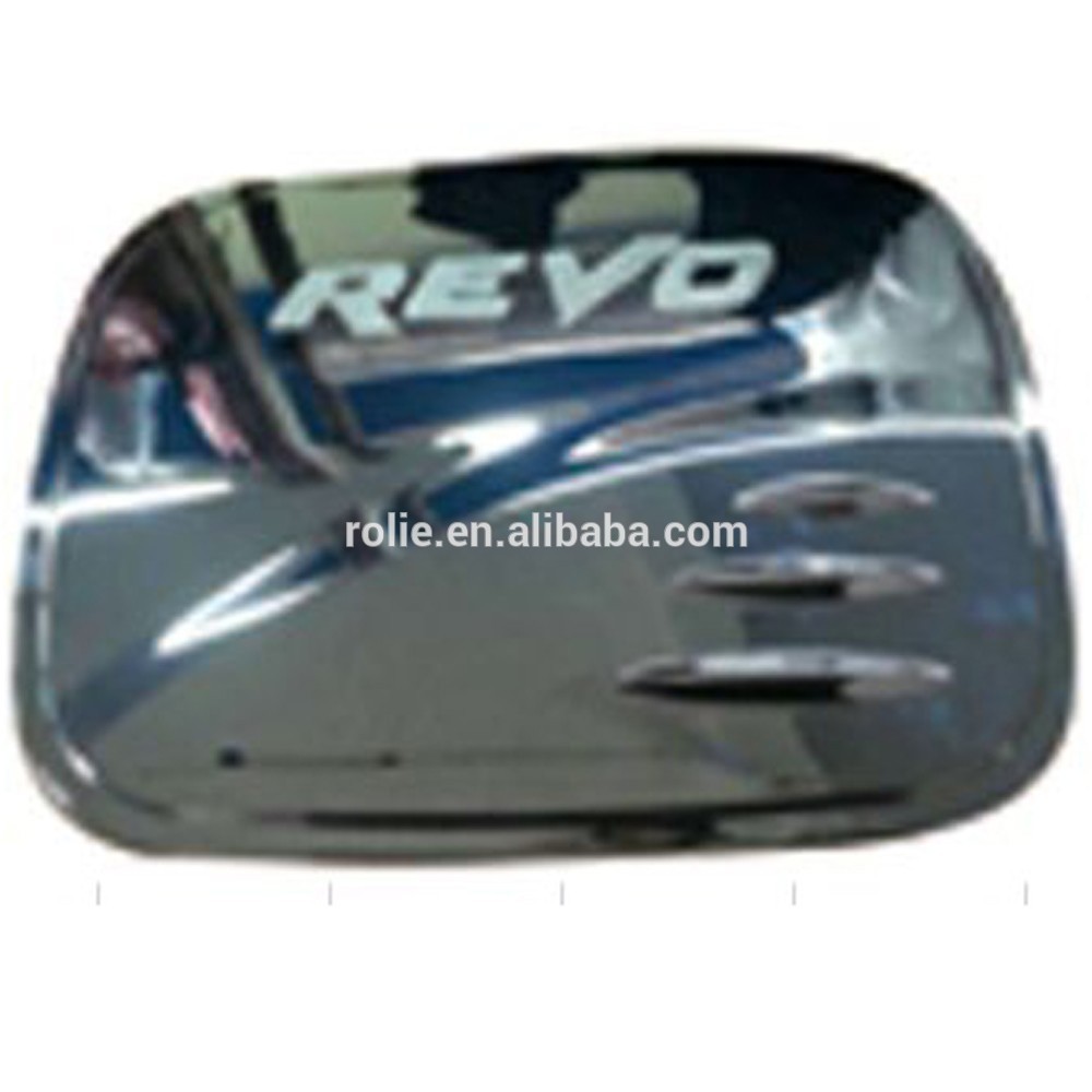 High quality chrome fuel tank cover cap for Toyota Hilux Revo 2015 Up (2)