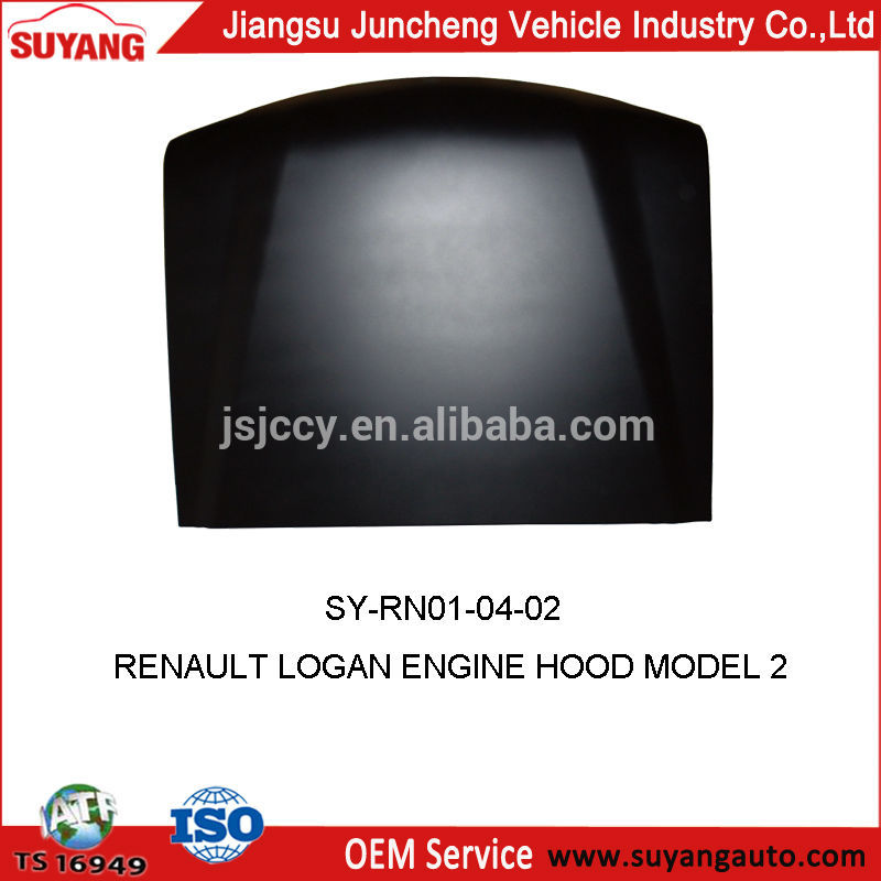 SY-RN01-04-02  RENAULT LOGAN ENGINE HOOD Model 2