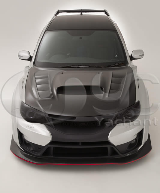 2008-2014 Subaru Impreza GRB GVB WRX STI Varis Style Hood CF (23).jpg