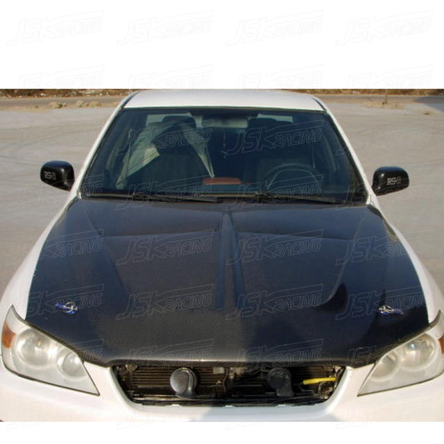 LEXUS IS200 CARBON FIBER HOOD WITH 2 HOLE.jpg