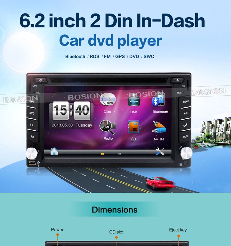 6.2 inch Universal Double Din Car Radio DVD GPS Navigation Audio Stereo Multimedia Head Unit BX-110 (1).jpg