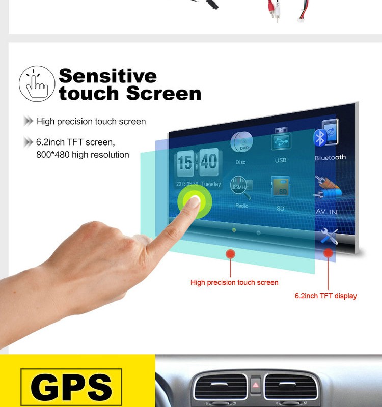 VW Seat leon Touch Screen Car Stereo