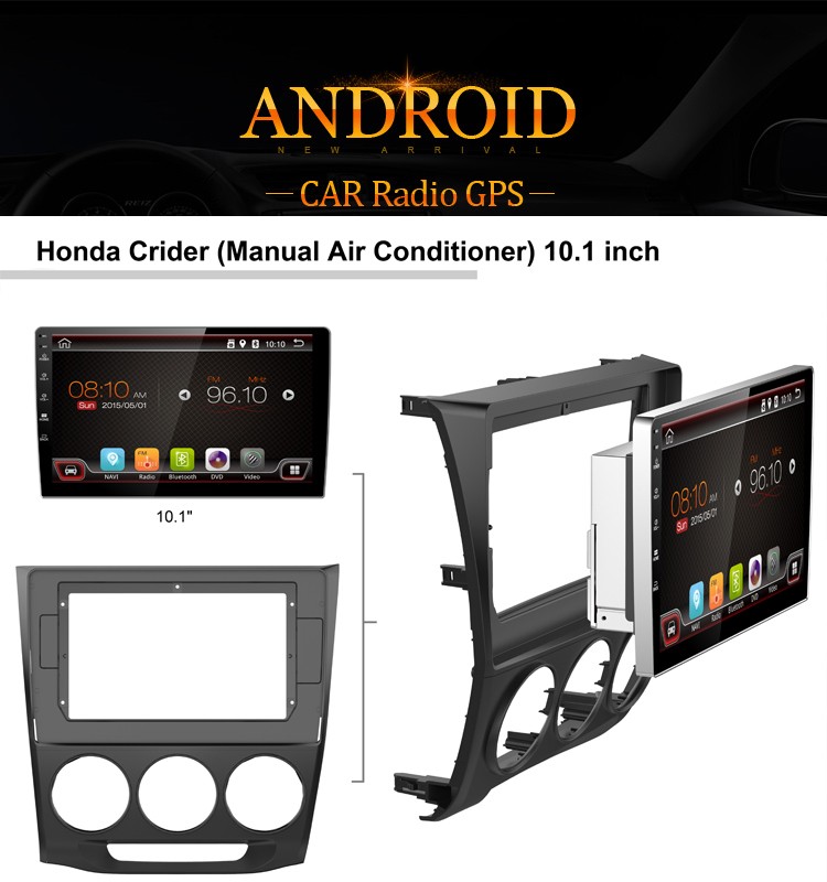 Honda Crider (Manual Air Conditioner) Car DVD  GPS Radio Navigation Stereo Audio Multimedia (1).jpg