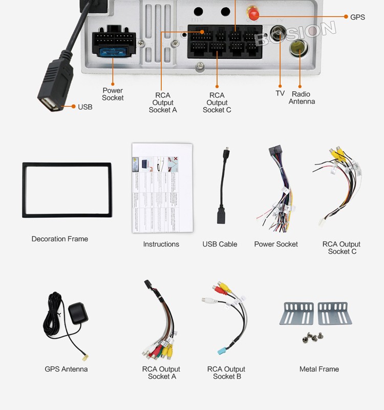 Android Universal Double Din Car Radio DVD GPS Navigation Audio Stereo Multimedia Head Unit BX-410 (12).jpg