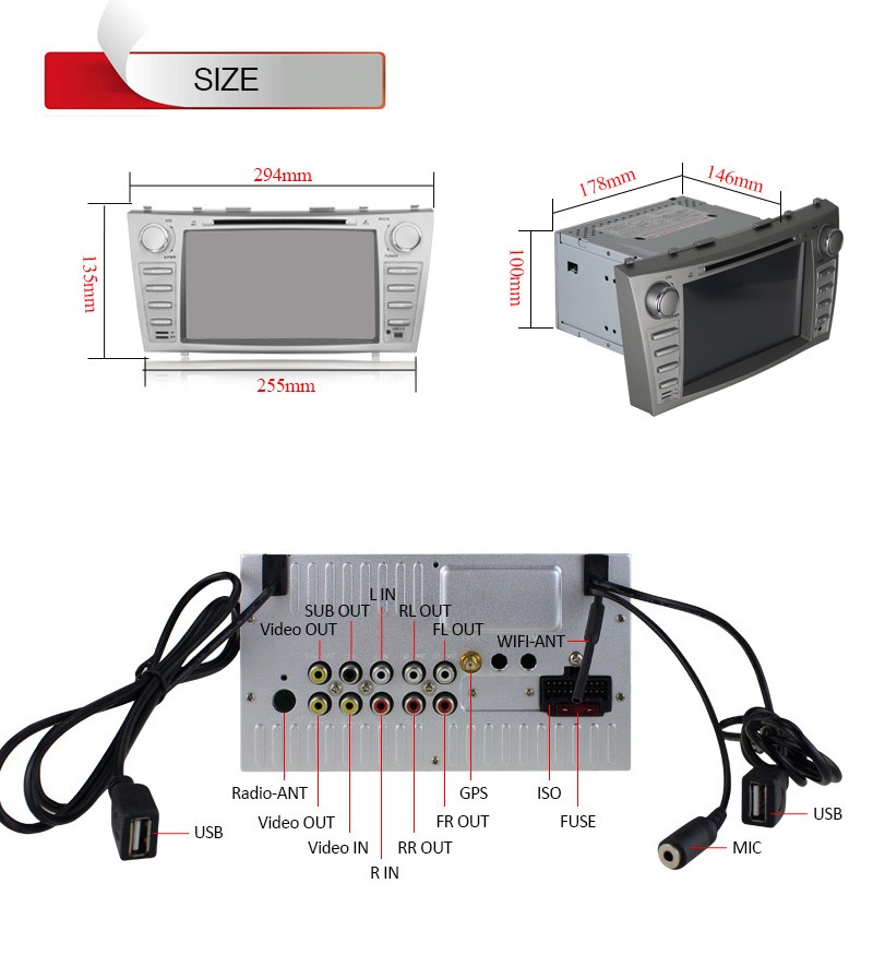 double din car stereo 