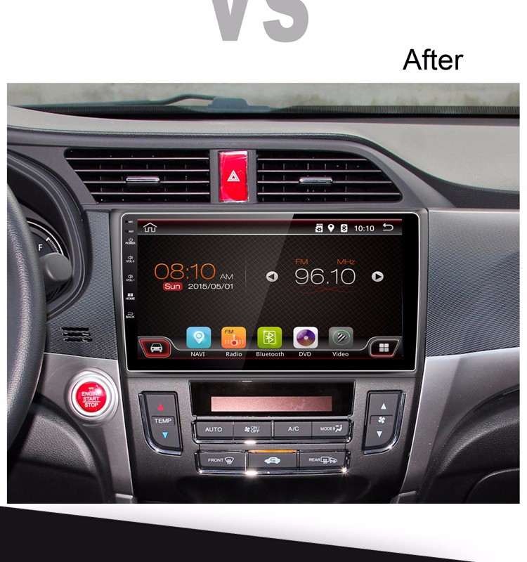 Honda Crider (Automatical Air Conditioner)  Car DVD  GPS Radio Navigation Stereo Audio Multimedia (3).jpg