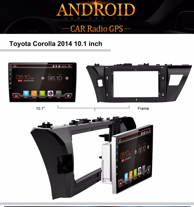 Toyota Corolla 2014 Car DVD Radio GPS Navigation System Audio Stereo Multimedia Head Unit (1).jpg