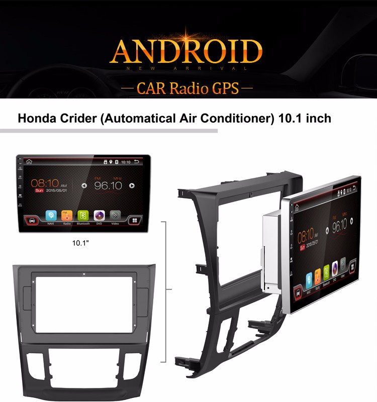 Honda Crider (Automatical Air Conditioner)  Car DVD  GPS Radio Navigation Stereo Audio Multimedia (1).jpg