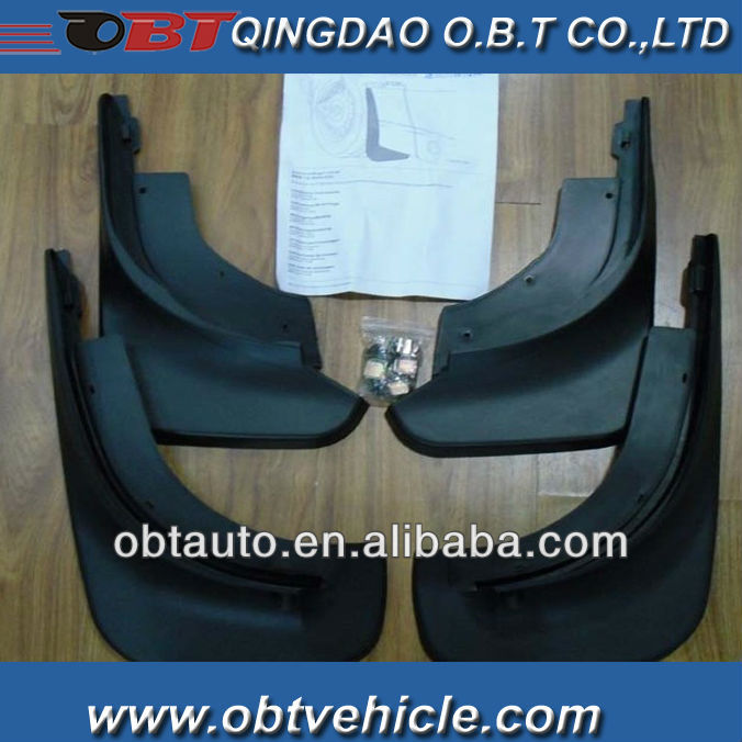 Semi-trailer truck mudguard