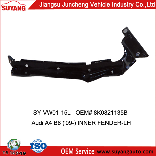 SY-VW01-15L   OEM# 8K0821135B  Audi A4 B8 ('09-) INNER FENDER-LH.jpg