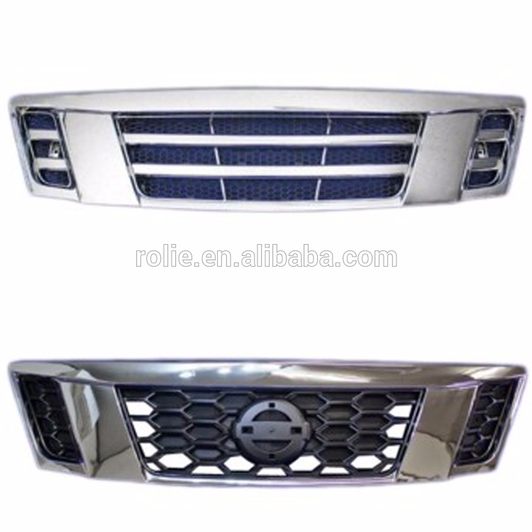 Newest narrow wide body chrome front grille grill 1880 1695 for Japanese Nissan Caravan Urvan E26 NV350 (1).jpg