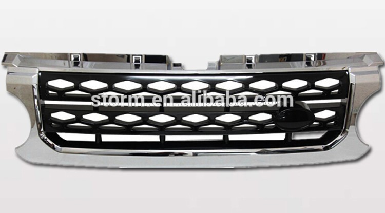 Discovery 4 Car Chrome Front Grille Black Mesh Land Rover Discovery Accessories.jpg