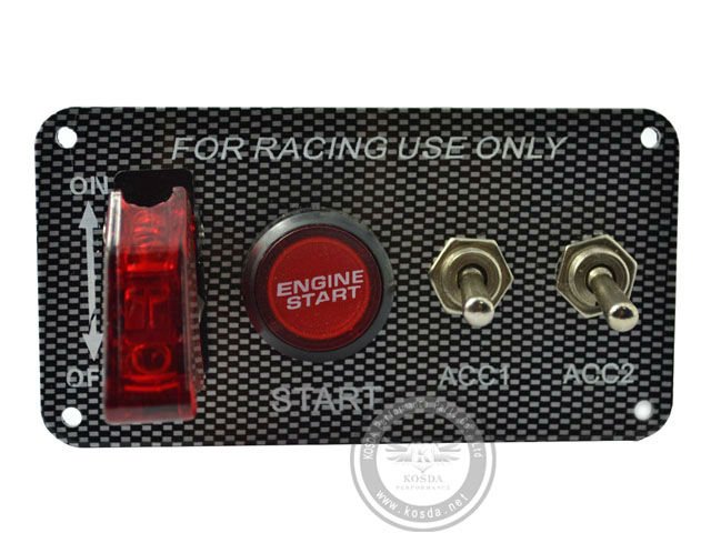 Racing Ignition Switch Panel Type B 2