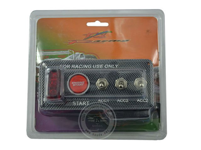 Racing Ignition Switch Panel Type C 1